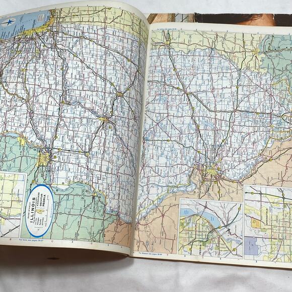 Vintage State Farm Road Atlas United States Mexico Canada Alaska Map Book - Picture 7 of 8